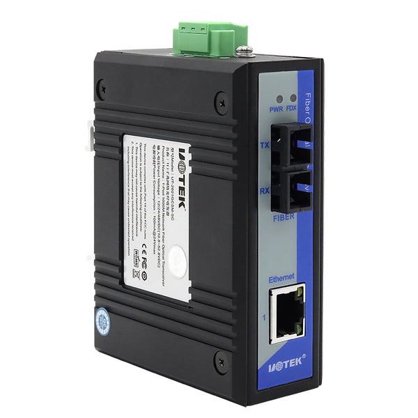 UOTEK UT-2601GC 1-Port Gigabit Network Fiber Optic Transceiver