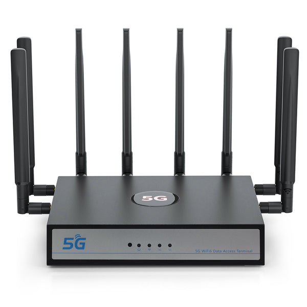 UOTEK UT-9155-Q6 5G CPE Router with SIM Card Slot, NSA SA WiFi 6 5G Router Dual Band Modem