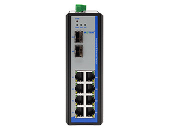 UOTEK UT-6410GCM-8GT 10-port managed gigabit ethernet switch