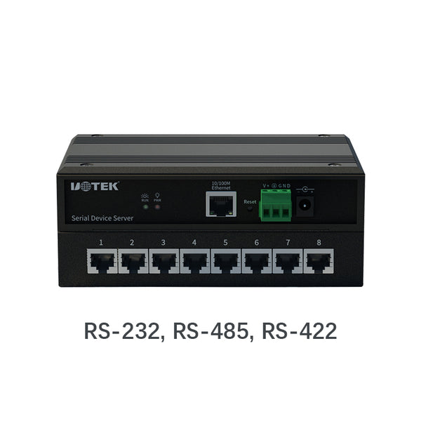 UOTEK UT-6808 Series 10/100M to 8 Ports RS-232/485/422 Serial Device Server
