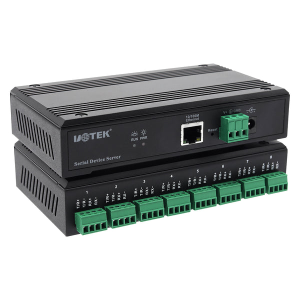 UOTEK UT-6808 Series 10/100M to 8 Ports RS-232/485/422 Serial Device Server