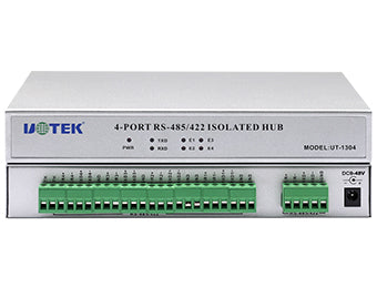 UOTEK UT-1304 Industrial RS-485/422 to 4 Ports RS-485/422 Hub