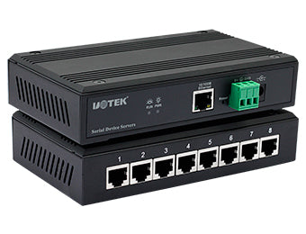 UOTEK UT-6808 Series 10/100M to 8 Ports RS-232/485/422 Serial Device Server