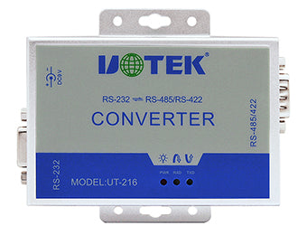 UOTEK UT-218 Industrial RS-232 to RS-485/422 Converter with Isolation