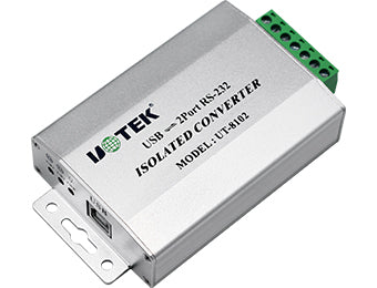 UT-8102 USB to 2 Ports RS-232 Converter with Isolation