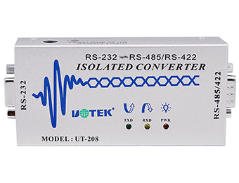 UOTEK UT-208 Industrial RS-232 to RS-485/422 Converter with Isolation