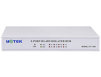 UOTEK UT-1208 Industrial RS-232/RS-485 to 8 Ports RS-485 Hub