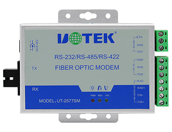 UOTEK UT-2577SM RS-232/485/422 Single-Mode Single Fiber Optic MODEM