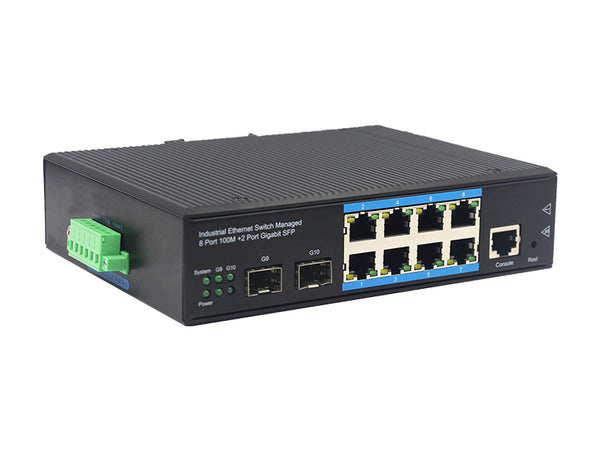 UOTEK UT-N6228GFS-SFP Managed 10-port Industrial Ethernet Switch