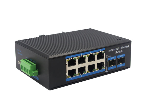 UOTEK  UT-N60N28GP-SFP Unmanaged Gigabit 10-port Industrial Ethernet POE Switch