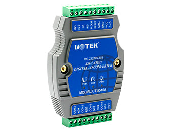 UOTEK UT-5510A Digital 4-channel opto-electronic isolation input, 4-channel relay output I/O controller