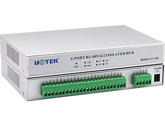 UOTEK UT-1304 Industrial RS-485/422 to 4 Ports RS-485/422 Hub