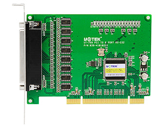 UOTEK UT-768 PCI to 8-port RS-232 high-speed serial card
