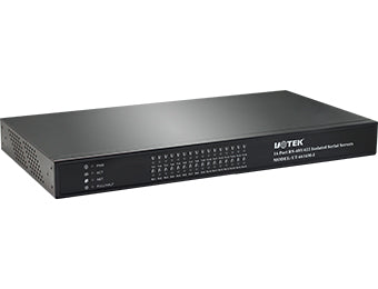 UOTEK UT-6616M-I 10/100M TCP/IP to 16 Ports RS-232/485/422 Serial Device Server with Lightning Isolation