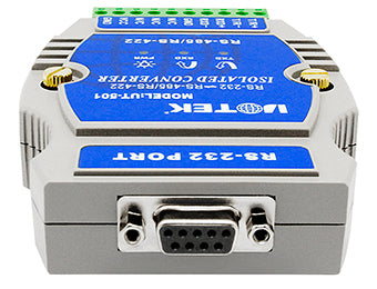 UOTEK UT-501 Industrial RS-232 to RS-485/422 Port-Powered Converter with Isolation