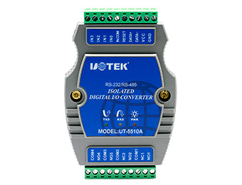 UOTEK UT-5510A Digital 4-channel opto-electronic isolation input, 4-channel relay output I/O controller