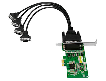 UOTEK UT-784 4-Port Industrial RS-232 PCI-E Multi-Serial Card