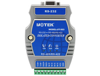 UOTEK UT-503 Industrial RS-232 to RS-485/422 Converter with Isolation