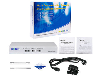 UOTEK UT-1208H RS-232/RS-485 to 8 Ports RS-485 Hub