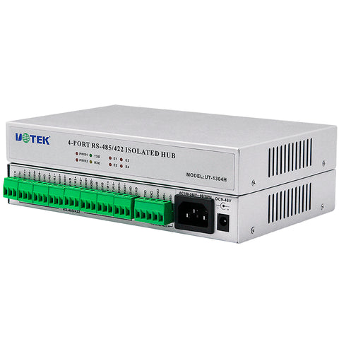 UOTEK UT-1304H RS-485 to 4 Ports RS-485/422 Hub