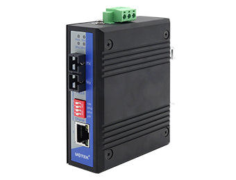 UOTEK UT-2601 10/100M 1 Fiber 1 RJ-45 Port Industrial Switch