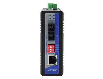 UOTEK UT-2601SM-SC 10/100M 1 Fiber 1 RJ-45 Port Industrial Switch