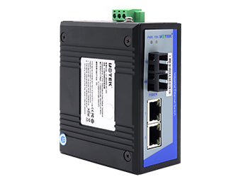 UOTEK UT-2602-220 2-Port 100M Network Fiber Optic Transceiver