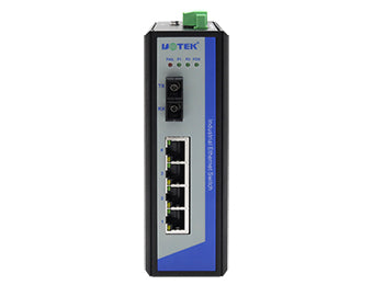 UOTEK UT-2604G-220  4-Port Gigabit Network Fiber Optic Transceiver