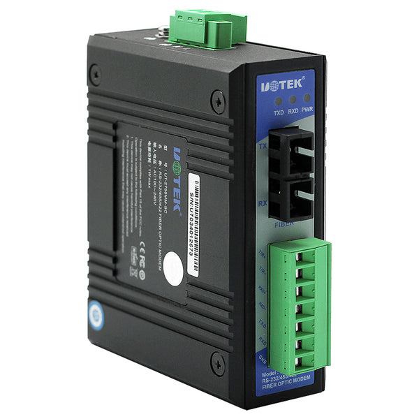 UOTEK UT-2788 Series RS-232/485/422 Dual-Fiber MODEM(Built-in Power AC100-240V)