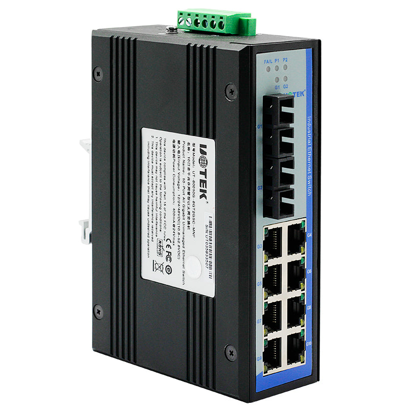 UOTEK UT-60010G Gigabit 10-Port unmanaged Ethernet Switch