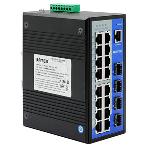UOTEK UT-62020G  20-Port Full Gigabit Managed Ethernet Switch