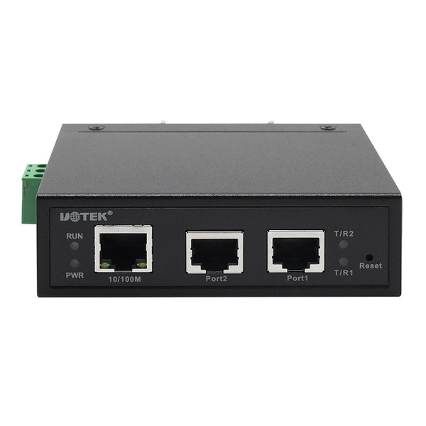 UOTEK UT-6312C 10/100M to 2 Ports RS-232/485/422 Serial Device Server
