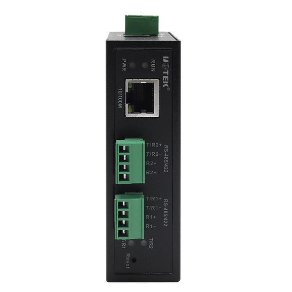 UOTEK UT-6312MT 10/100M to 2 Ports RS-232/485/422 Serial Device Server
