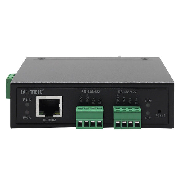 UOTEK UT-6312MT 10/100M to 2 Ports RS-232/485/422 Serial Device Server