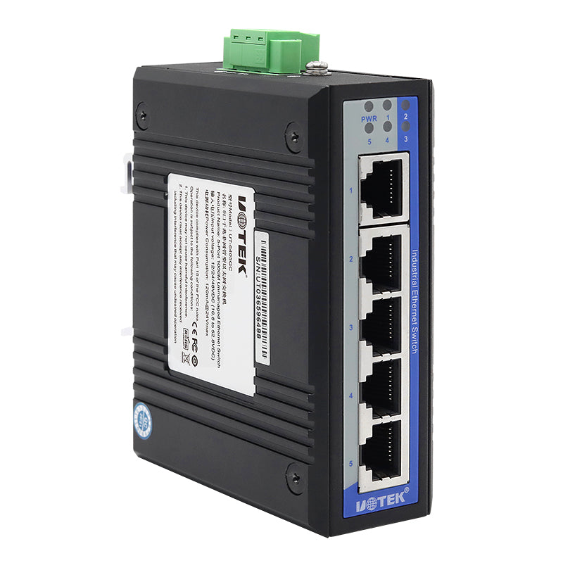 UOTEK UT-6405GC Gigabit 5-Port unmanaged Ethernet Switch