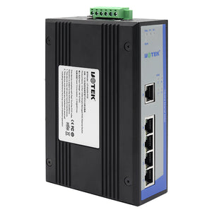 UOTEK UT-6405M-POE 5-port 100M Simple Managed POE Unmanaged Ethernet Switch