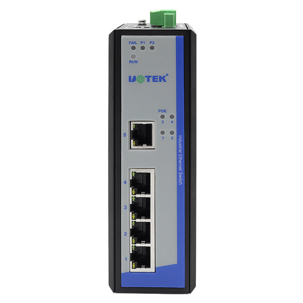 UOTEK UT-6405M-POE 5-port 100M Simple Managed POE Unmanaged Ethernet Switch