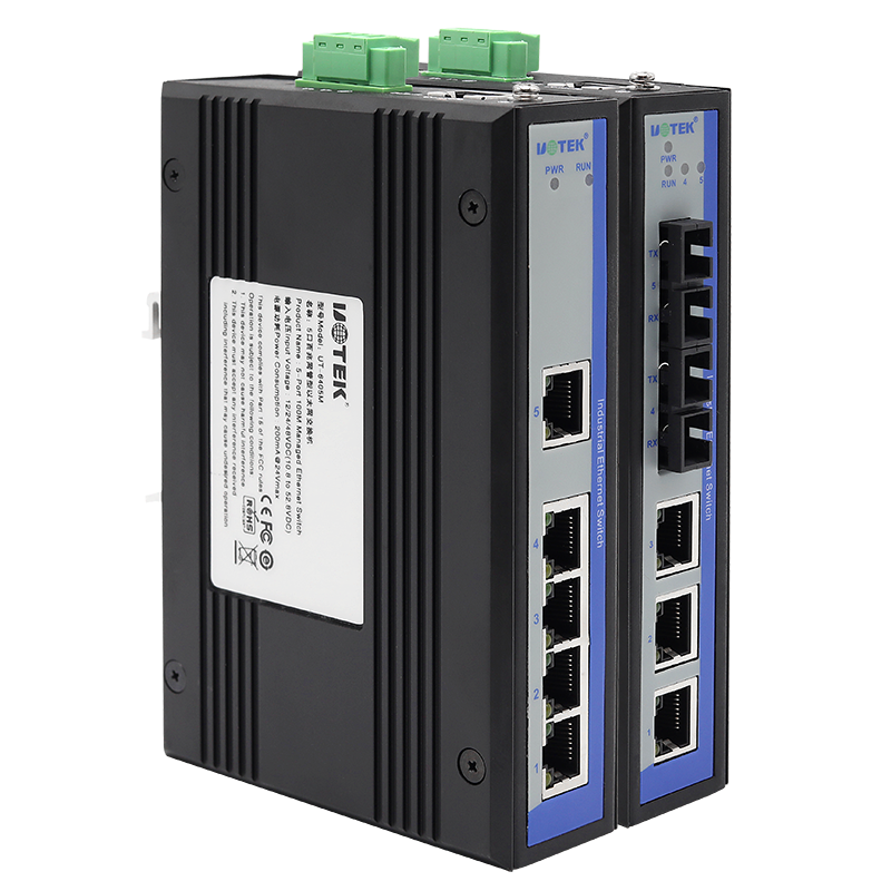 UOTEK UT-6405M 5-Port 100M Simple Managed Ethernet Switch