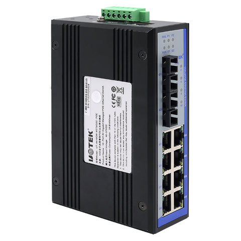 UOTEK UT-6410GM-POE 10-port Gigabit Managed POE Unmanaged Ethernet Switch