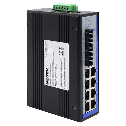 UOTEK UT-6428M-POE  8+2G Gigabit Managed POE Ethernet Switch