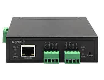 UOTEK UT-6502 TCP/IP to 2-port CANBUS protocol converter