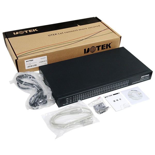 UOTEK UT-6632C 10/100M TCP/IP to 32 Ports RS-232 Serial Device Server