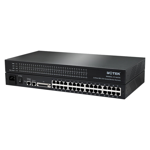 UOTEK UT-6632C 10/100M TCP/IP to 32 Ports RS-232 Serial Device Server