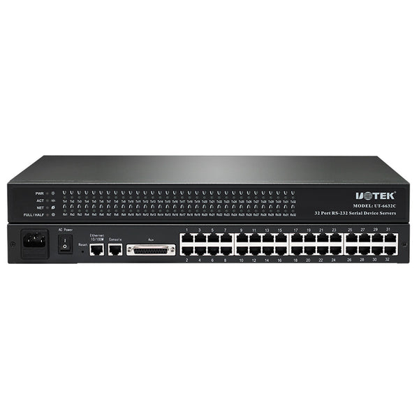 UOTEK UT-6632C 10/100M TCP/IP to 32 Ports RS-232 Serial Device Server