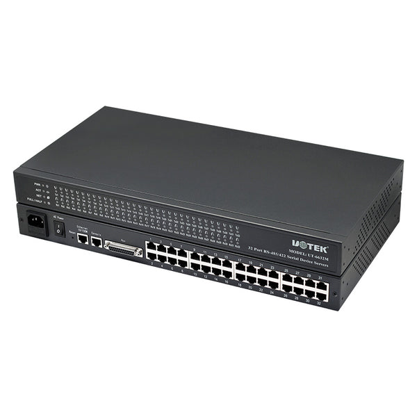 UOTEK UT-6632M 10/100M TCP/IP to 32-port RS-485/422 serial device server